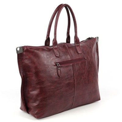 Женская сумка шоппер из эко кожи А-3841 Вайн Ред