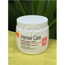 Интенсивная маска с кератином для восстановления и утолщения волос (Розовая линия) от Lolane, Intense Care Keratin Repair Mask Volume Filler, 200 гр