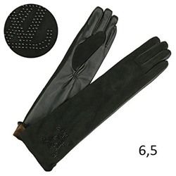 Перчатки женские длинные подкладка плюш 45 см