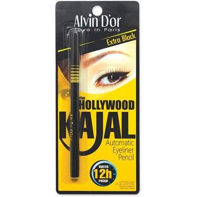 Alvin D`or P-6 Карандаш для глаз автоматический водостойкий тон 01 black KAJAL HOLLYWOOD