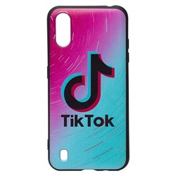 Чехол-накладка - SC220 для "Samsung SM-A015 Galaxy A01/SM-M015 Galaxy M01" (001) (pink/turquoise)