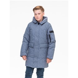 Куртка зимняя для мальчика Классика 181901 светло-синяя DISVEYA