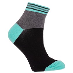 Носки Socks 224 черн-бирюза