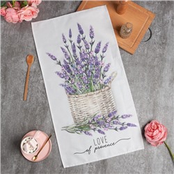 Полотенце "Этель" Lavender 40х73 см, 100% хлопок, саржа 190 гр/м2