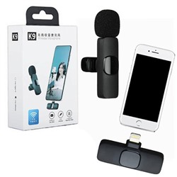 Беспроводной петличный микрофон Wireless Microphone K9 (iPhone) 1 микрофон