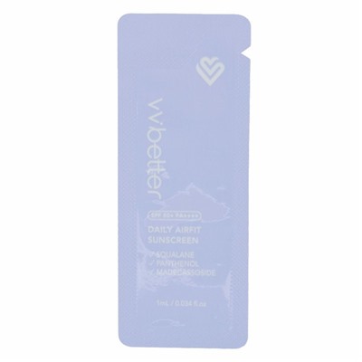 VVbetter Крем солнцезащитный SPF50+ PA++++ / Daily Airfit Sunscreen, 1 мл