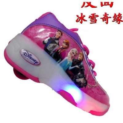 Роликовые кроссовки детские с LED подсветкой РК 527