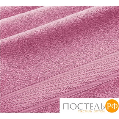 УтрРз59аи400 Утро розовый 50*90 махровое полотенце Г/К (Аиша) 400 г Махровые изделия