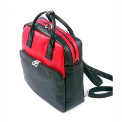 Рюкзак-сумка 764 PoliLine черный/красный