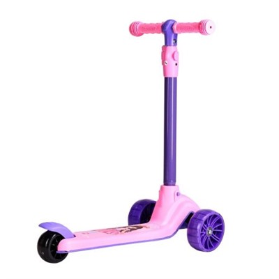 Самокат 3-х колесный SCOOTER Princess / MY-528 /уп 10/ розовый