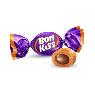 Bon Kiss с шоколадной начинкой ирис 0.5 кг
