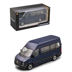 Cararama. Модель 1:24 "Volkswagen Crafter Bus" металл. синий арт.30191