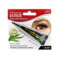 Kiss. Клей для накладных ресниц с алое Черный Strip Lash Adhesive KPLGL04 7 г