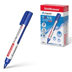 ErichKrause® Маркер для досок с жидкими чернилами "Liquid LW-60" цвет синий (поштучно) арт.48775
