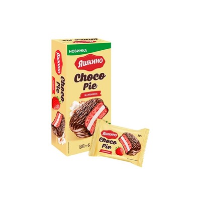 «Яшкино», choco Pie клубничный, 180 г