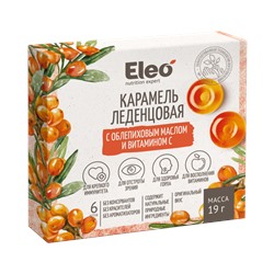 Леденцы "Eleo" с облепиховым маслом и витамином С, 19г