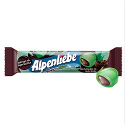 Леденцовые конфеты Alpenliebe Choco Mint 26гр
