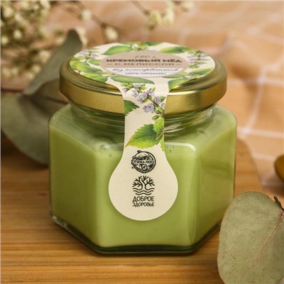 Мёд кремовый ORGANIC, с мелиссой, 120 г.