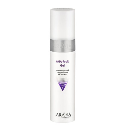 Aravia Гель очищающий с фруктовыми кислотами AHA / Fruit Gel, 250 мл