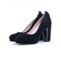 06-X0616-H187-K20 BLACK Туфли женские (натуральная замша) размер 37