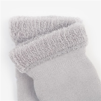 Набор носков для девочки махровые Крошка Я "Love", 2 пары, размер 8-10 см