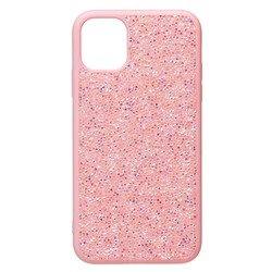 Чехол-накладка - PC071 POSH SHINE для "Apple iPhone 11" россыпь кристаллов (pink) (231576)