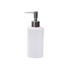 Дозатор AXENTIA Bianco для жидкого мыла из белой керамики,  6 х высота 18 см. объем 300 мл.