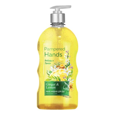 PAMPERED HANDS Мыло жидкое для рук Имбирь и Лимон 650г