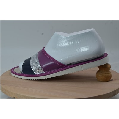 036-38  Обувь домашняя (Тапочки кожаные) размер 38