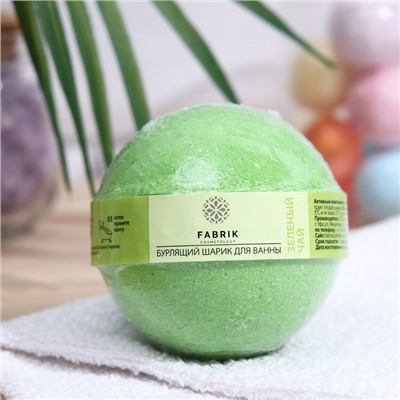 Бомбочка для ванн Fabrik Cosmetology, зелёный чай, 120 г 7345142