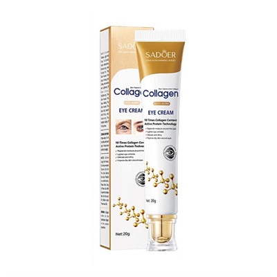 Осветляющий крем для век с коллагеном SADOER Collagen Anti-Aging Eye Cream 20гр