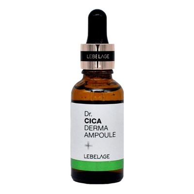 Lebelage Успокаивающая сыворотка с центеллой азиатской / Dr. Cica Derma Ampoule, 30 мл