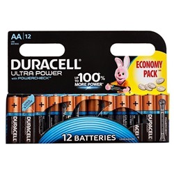 Батарейка AA Duracell LR6 Ultra Power (12-BL) (144/19584) ЦЕНА УКАЗАНА ЗА 12 ШТ