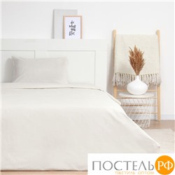 Комплект постельного белья 1,5сп LoveLife Coconut milk 143*215см,150*220см 50*70см-1шт,100%хлопок,сатин,125г/м²