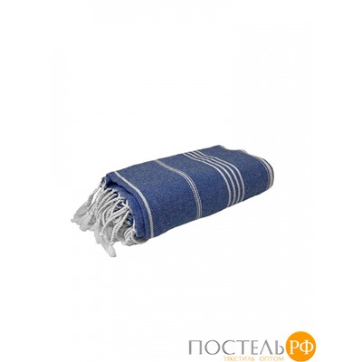 Полотенце Карвен SULTAN 90*170 1шт.с бахрамой хлопок Н 3280 v1, Blue