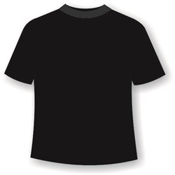 Детская футболка черная