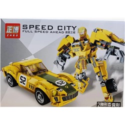 Конструктор Speed City 2в1 Машинка и Трансформер (упаковка 4шт)