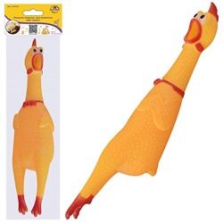 Игрушка-пищалка для животных "Биг Чикен". Общая длина 29,5 см.