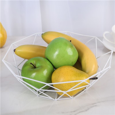 Ваза для фруктов 25×25×8 см "Геометрия", цвет МИКС
