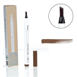 Маркер для бровей с эффектом микроблейдинга Liquid Eyebrow Pen тон 02