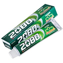DENTAL CLINIC 2080 Зубная паста ЗЕЛЕНЫЙ ЧАЙ Green Fresh 120 мл
