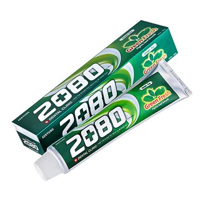 DENTAL CLINIC 2080 Зубная паста ЗЕЛЕНЫЙ ЧАЙ Green Fresh 120 мл