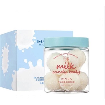 Скраб для тела с молоком Images Milk Candy Body Scrub, 140гр