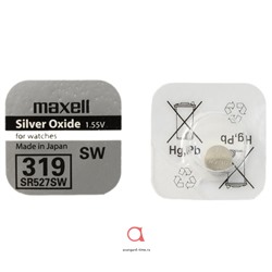 MAXELL SR-527SW (319) 1PC 0% Hg Оксид серебра