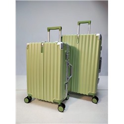 Набор из 2-х чемоданов, композит, алюминий, MIRONPAN  32415 Зеленый