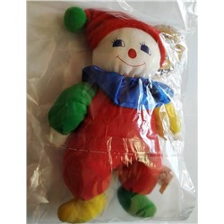 Клоун мягкая игрушка в ассортименте, гремит внутри