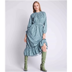 Платье #КТ828 (1)-3, зелёный