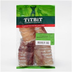 Трахея говяжья резаная TitBit для собак, мягкая упаковка, 70 г