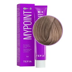 TEFIA Mypoint 8.81 Гель-краска для волос тон в тон / Светлый блондин коричнево-пепельный, безаммиачная, 60 мл