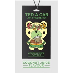 Освежитель воздуха Ted a Car с ароматом Кокосового Сока